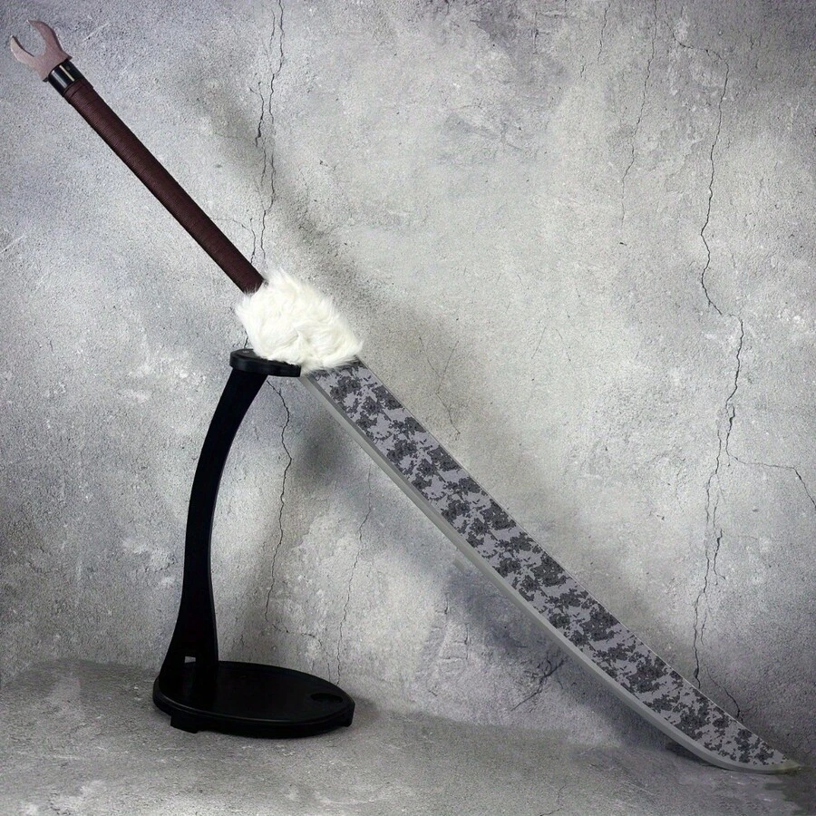 128cm 50inch Bamboo Katana Large Sword Anime Cosplay Knife Prop Wooden Blade Real Size Japanese Katana Original Samurai Sabre Gift - A-128厘米/50英寸 - 查看 1