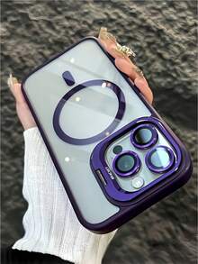 Premium Heavy Duty Magnetic Shock-Proof Phone Case, Compatible With Iphone 16/15/14/13/12/11 Pro Max Plus, Includes Stand And Rear Glass Lens Protector, Waterproof, Anti-Fall, Scratch-Resistant - Brown - View 9