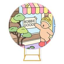 Capa Para Painel Redondo Sublimada – Decoração de Festas Aniversários Temáticos "Bobbie Gods" 1,50m - 50cm