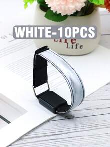 LED网格发光臂章 反光LED灯臂章，派对用品，运动腕带，适用于跑步、徒步旅行、露营、派对，可充电 - 彩色 - 查看 34