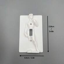趣味灯开关，米开朗基罗大卫雕像，创意幽默灯开关面板，3D雕塑灯开关面板，装饰灯开关 - A - 查看 7