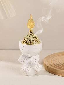 一套现代伊斯兰风格黑白香炉,树脂材质,简约设计,适用于各种场合,可作装饰、家居香氛、餐桌摆件、办公室、瑜伽馆、派对等,营造优雅氛围。也适用于寺庙装饰。这款香炉是节日、学生、毕业的理想礼物。 - 彩色 - 查看 9