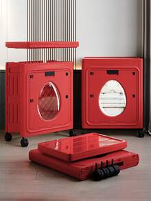 La caja de almacenamiento de ropa se puede plegar y sirve como un armario de almacenamiento para ropa y edredones. Mejora significativamente el orden del hogar y aumenta la eficiencia de la vida diaria.