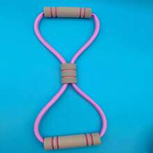 1 pieza Estiramiento en forma de 8, Banda elástica de resistencia para abrir los hombros y la espalda, Equipo de fitness y yoga para el hogar