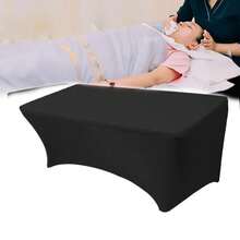 6FT Stretchy Spa Bed Cover - Professional Elastic Massage Table Protector For Lash Extensions, Tattoo Salon & Facial Beds, Soft Fitted Topper With Non-Slip Design