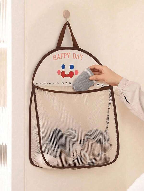 1 قطعة شبكة معلقة لتخزين الغسيل، حقيبة تخزين من البوليستر قابلة للغسيل والتهوية، حقيبة تصنيف الملابس الداخلية والجوارب المعلقة على الحائط، حقيبة غسيل للأشياء المتفرقة والملابس الداخلية والحمالات، أساسيات التعبئة، منظم خزانة/تخزين خزانة/حقيبة مبطنة منظم تحت السرير، منظم معلق للخزانة والغرفة والسكن الجامعي لتخزين الأساسيات