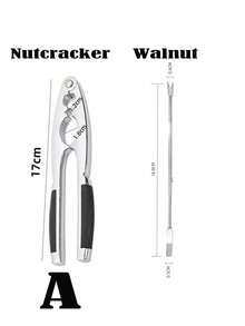 1 件装胡桃钳，重型海鲜核桃夹钳，带防滑手柄的核桃夹钳，适用于所有坚果 - 彩色 - 查看 3