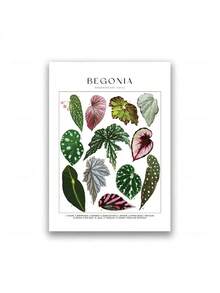 1 pièce Affiche murale minimaliste classique, imprimé botanique floral de plantes tropicales, style nordique. Peinture sur canevas pour décoration de la maison, du salon et de la chambre à coucher