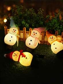 Solar Powered LED Snowman Light, Outdoor IPX-4 Waterproof, Independent Solar Panel, Solar Snowman Garden Light, LED Outdoor Lawn Decor, Auto On At Night, Solar Charging, Detachable Parts, Flush Mount, Suitable For Garden, Lawn, Path, Christmas Yard Decor, Path Decoration, Yard, Christmas And Halloween Atmosphere - Brand New Unused Photovoltaic Module Nickel Battery Board! Christmas Decoration Christmas Tree Gift Decor Halloween Decor Wall Decor Halloween Ornaments