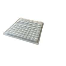 Molde para Gelatina, Chocolate, Jabón o Yeso en forma de Bocas y Ojos de Paleta Payaso. Ideal para Fiestas. Material Resistente y Reutilizable. - Blanco - Ver 8