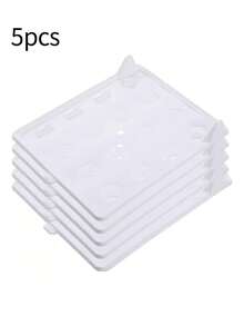 1/5 piezas Organizadores de ropa apilables y portátiles de plástico, organizador ahorrador de espacio para camisas, pantalones y accesorios, almacenamiento compacto ahorrador de espacio para armario, armario, organización del hogar, sistema de fácil recuperación para organización del hogar y lavandería