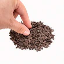20克/50克 DIY场景材料模型套件 仿真石头/树皮模型 山石平台 景观布局配件 - 咖啡棕 - 查看 7