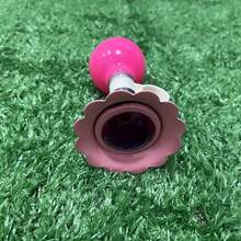 Modern Pink PVC Bicycle Horn With Bell, Durable, Lightweight, Easy To Install, Suitable For Mountain Bikes And Road Bikes, Air Horn, Bicycle Accessories