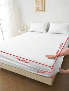 1 bộ ga trải giường cotton 100%, màu trơn, chất liệu dệt may gia đình thoải mái, mềm mại và thân thiện với da, thoáng khí, chống xù lông, phù hợp cho mọi mùa, vừa với giường đơn, đôi, cỡ Queen, cỡ King, có tác dụng bảo vệ nệm, có thể giặt máy, tái sử dụng, thích hợp trang trí phòng ngủ. - Nhiều màu - Xem 30