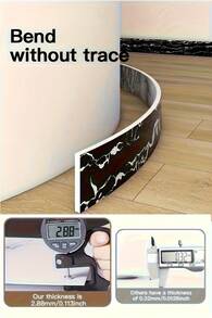 1 Rolls, 1 Roll = 196.85 Inch Long X 10 Centimeters Wide, Thickened Marble Self-Adhesive Wallpaper, DIY Removable, Suitable For TV Background Walls, Door Frames, Photo Frames, Decorative Stickers, Living Room Corners, Ceiling Corners, Kitchen Corners