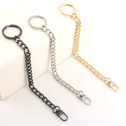 Chaveiros Punk Street Chaveiro Metal Carteira Cinto Corrente Calça Chaveiro Unissex DIY Bolsa Corrente