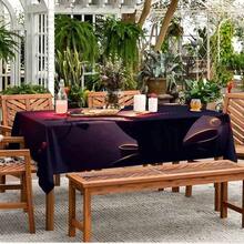 1pc Tablecloth Home Print Table Enchanted Rose And Princess Silhouette Tablecloth - Romantic, Magical, And Fairytale-Inspired Home Decor, Perfect For Special Occasions And Adding A Touch Of - Mixed Colors - View 4