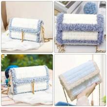 3/6pcs Cross Stitch Net DIY Crochet Bag Making Kit, Grid Bag Plastic Canvas Shapes Patterns, Handmade Craft, Knitting, Gift, Customized, Adult Handicraft, Sewing Supplies, DIY Crochet, Handicraft Kit, Bag Bottom Board, Bag Accessories, Suitable For Sewing Tools, Sewing Accessories, Art Accessories