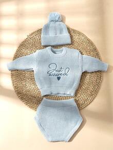 Bộ áo liền thân và mũ len thêu cho bé sơ sinh, thích hợp làm đạo cụ chụp ảnh và trang phục lễ rửa tội. - Nhiều màu - Xem 5