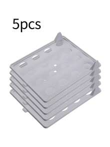 1/5 piezas Organizadores de ropa apilables y portátiles de plástico, organizador ahorrador de espacio para camisas, pantalones y accesorios, almacenamiento compacto ahorrador de espacio para armario, armario, organización del hogar, sistema de fácil recuperación para organización del hogar y lavandería