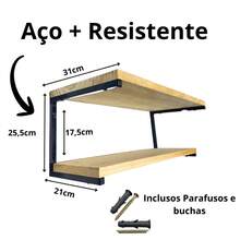 Suporte Micro ondas impressora Prateleira de Parede Multiuso