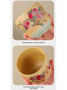 1 件 270ml/9.5oz 陶瓷握咖啡杯，可爱卡通设计高品质礼品杯，家用抹茶茶杯，办公室女士使用，适合朋友和情侣生日礼物 - 彩色 - 查看 10