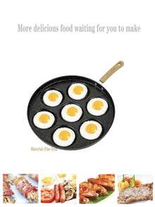 1pc Egg Frying Pan, Non Stick Pancake Frying Pan, Granite Egg Frying Pan With Heat-Resistant And Cooking Handle, Multifunctional Breakfast Frying Pan, Suitable For Gas Stoves And Induction Cookers