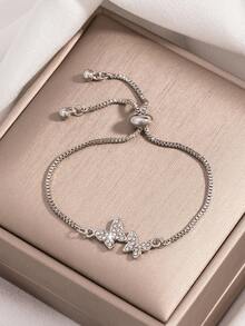 1pc Fashionable & Delicate Golden Lucky Clover Bracelet For Women, Suitable For Daily Wear, Best Summer Gift For Friends - Style 5 - View 2