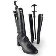 1pc/2pcs/4pcs Boot Shaper, Over-The-Knee Shoe Holder, Shoe Tree Support, Storage Rack, Women Boot Shaper, Boot Rack - Black - View 4