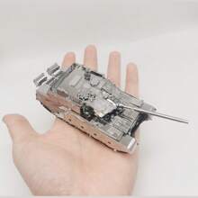 3D Metal Puzzle Assembling Model, DIY Stainless Steel Buckle Jigsaw Puzzle, Tiger Tank, Churchill Tank, Chieftain Tank, No Glue Required, Birthday Gift, Home Decor,Building Blocks,3d Puzzle,Puzzle,Building Blocks,Puzzle,3d Puzzle