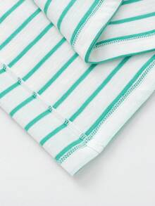 Balabala 2025 Spring New Children Long Sleeve T-Shirt, Casual Style For Boys And Girls - White Green Tone - View 6