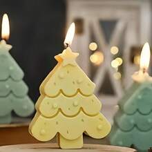 DIY Candle Molds, Christmas Star Candle Decor Molds, Home Decoration Tabletop, Christmas, Epoxy Resin, Plaster, Silicone Molds