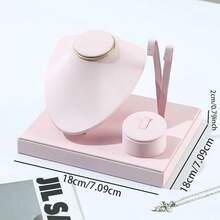 1pc PU Leather Jewelry Display Stand, Compartmentalized Storage For Necklaces, Earrings, Rings, Bracelets, Minimalist Jewelry Organizer Tray With Multiple Compartments And Ring & Earring Display Stations, Countertop Retail Showcase For Home, Boutique, Market Stalls, Professional Visual Merchandising, Travel-Friendly Portable Jewelry Case, Gift-Ready Presentation For Christmas, Cyber Monday, Holiday Parties, Wedding Favors, Anniversary, Everyday Dressing, Space-Saving Design, Room Decor - Brushed Jewelry Stand - View 17