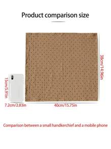 3pcs/Set Newborn Baby Cotton Gauze Handkerchief, Soft Baby Face Towel & Washcloth