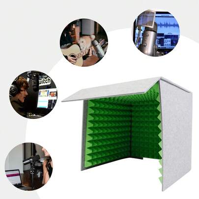 kangten Desktop schalldichte Abdeckung, tragbare Vocal Recording Booth, Vocal schallabsorbierende Abschirmung