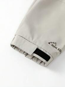 Annil 儿童服装女童女孩男童男孩成人青少年远红外加热长袖连帽风衣防寒保暖技术防风防静电迷彩纯色外套丝绒内衬