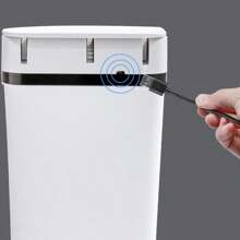 Sensor Trash Can, 12L/3.17Gal Automatic Trash Can With Lid, 3 Modes Trash Can With Smart Sensor, Kitchen Trash Can, Trash Can For Bathroom, Kitchen, Office, Living Room, Touchless Automatic Waste Bin, Wastepaper Basket, Bathroom Trash Can