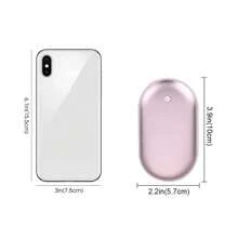 Hand Warmer With Heat On Both Sides Rechargeable Portable Pocket Warmer Long-Lasting Heating Winter Essential For Outdoor Camping & Huntingchristmas Gifts,Hand Warmers,Gifts For Men,Stocking Stuffers,Hand Warmers Rechargeable