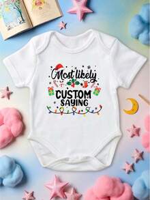 Matching Christmas Kids Shirt, Most Likely To Christmas Quotes T-Shirt, Customized Family Christmas Light Youth Toddler Tee, Personalized Funny X-Mas Hoodie, Friends Winter Holiday Gift Idea. CU-111 - White - View 2