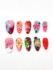 假甲片 - 彩色 - 查看 2