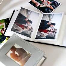 Small Photo Album 4x6 100 Photos Mini Photo Album Leather Cover Art Or Postcard Storage Suitable For Weddings Families And Baby