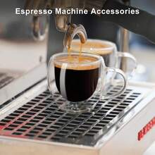 2pcs/6pcs Set Espresso Cups With Handles, 2.8oz Transparent Espresso Cups, 2.5*2.6inch Double Wall Heat-Resistant Glass Cups, Creative Tea Flower Cups, Insulated Water Cups, Espresso Cups, Cold Drink Milk Juice Cups, Mugs, Double Wall Insulated Espresso Cups, Microwave And Dishwasher