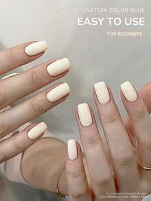 XEIJAYI 1Pc 15ML Gel Nail Polish Soaking UV LED Nail Gel Female Nail Art Tools Fashion Nails For Home Salon Nail Art DIY For Four Seasons Fashion - 白色 - 查看 3