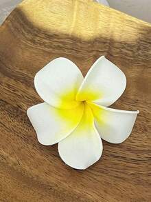 2 chiếc kẹp tóc hình hoa sứ vàng dễ thương thời trang dành cho nữ, thích hợp cho đi biển, đám cưới, tiệc tùng, hẹn hò và sử dụng hàng ngày, kẹp tóc ngày Valentine, kẹp tóc càng cua, kẹp tóc cài, kẹp tóc trượt, phụ kiện đi học - Nhiều màu - Xem 4