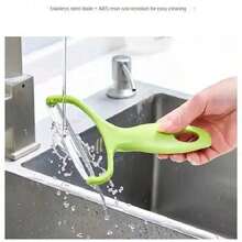 1 X Stainless Steel Multifunctional Vegetable Peeler And Cabbage Slicer - Perfect For Slicing, Shredding And Grating - Essential Kitchen Tool For Thanksgiving Prep, Vegetable Slicer - 綠色 - 查看 7