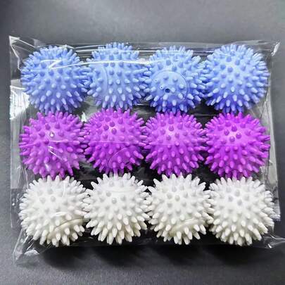 6个可重复使用的洗衣球 - 清洁洗衣球，防止滚筒式烘干机衣物缠绕，衣物柔顺球，防打结清洁球