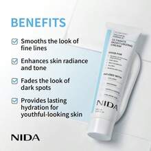 NIDA Youthful Formula Ultimate Moisturizing Cream (100mL) / Collagen, Niacinamide, Centella Asiatica, Hyaluronic Acid / Wrinkles, Dark Spots, Skincare - Gói 1 - Xem 3
