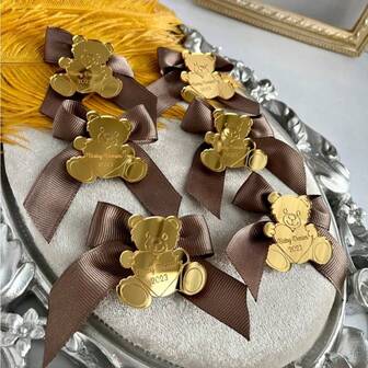 2/10/30/50/100/200 Stücke personalisierte Spiegel-Tags, Save-the-Date-Tags, goldene Acryl-Tags, Hochzeits-Namens-Tags, Weihnachts-Tokens, Luxus-Tags, Baby-Shower-Tags, Kuchen-Charms