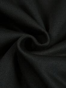 Sudadera con capucha de patrón de anime casual para hombres - Sudadera gris de manga larga con impresión de letras japonesas en negrita, lavable aáquina, ropa de calle de invierno, ropa cómoda|Diseño Visual de Animación|Tela duradera - Negro - Ver 9