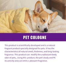 100ml Pet Perfume, Long-Lasting Fragrance, Suitable For All Cats & Dogs, Multiple Styles Available, Keep Your Beloved Pets Clean And Fresh. Deodorizing Spray, Natural Ingredients, For Cats